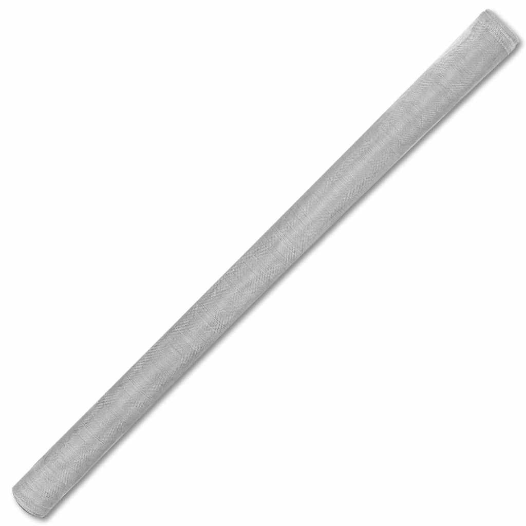 Mrežasti zaslon od aluminija 100 x 500 cm srebrni