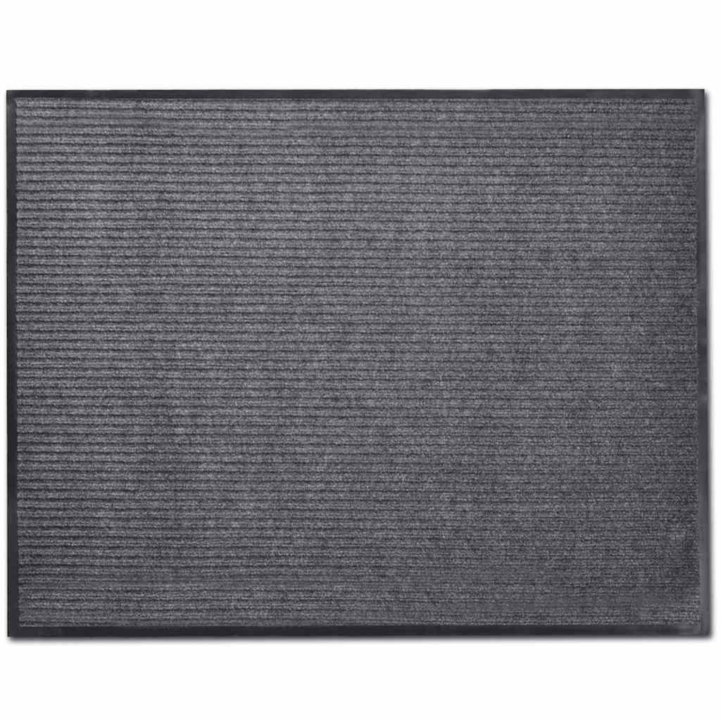 Otirač sivi 90 x 60 cm PVC