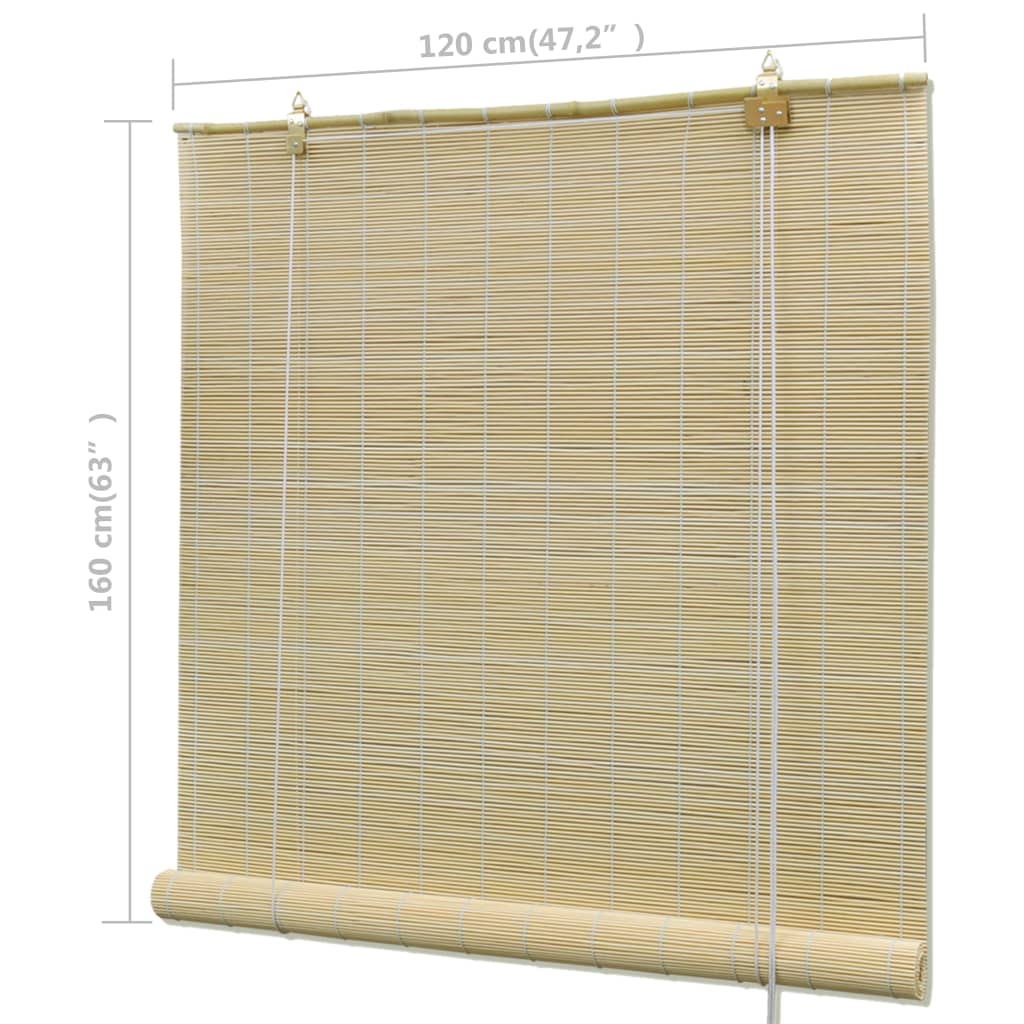 Prirodne rolete od bambusa 120 x 160 cm