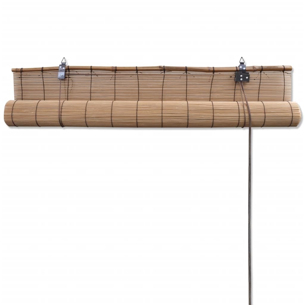 Smeđe rolete od bambusa 120 x 220 cm