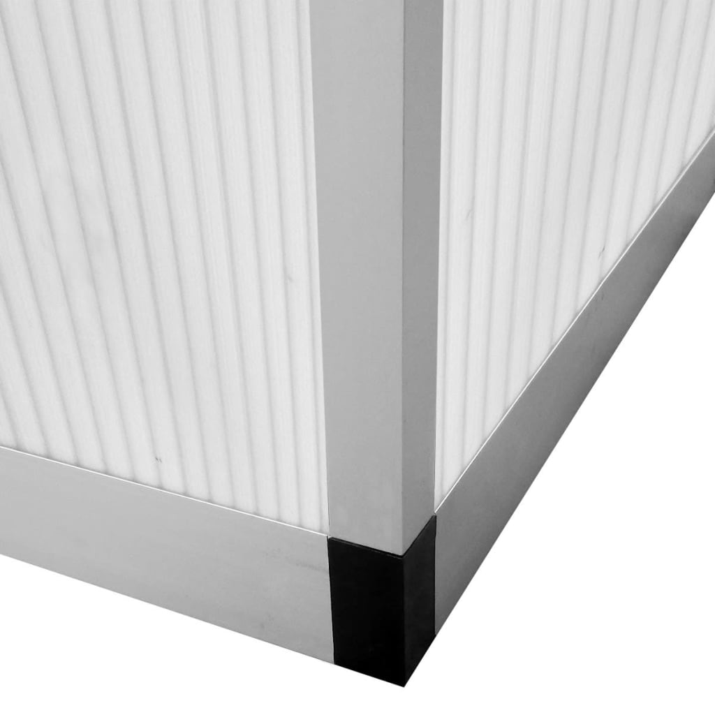 Staklenik od ojačanog aluminija s okvirom 7,55 m²