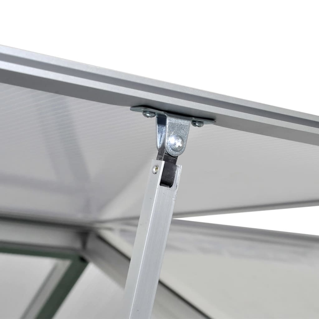 Staklenik od ojačanog aluminija s okvirom 7,55 m²