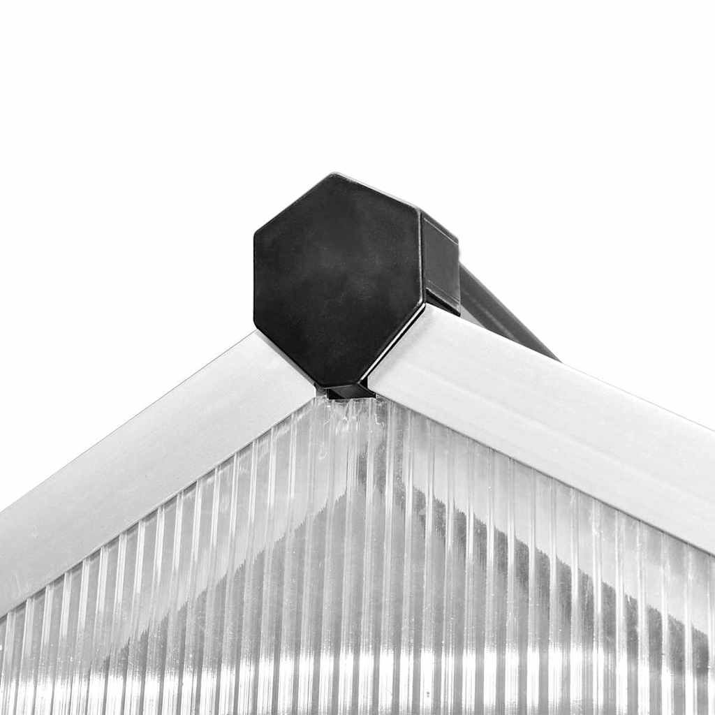 Staklenik od ojačanog aluminija s okvirom 9,025 m²