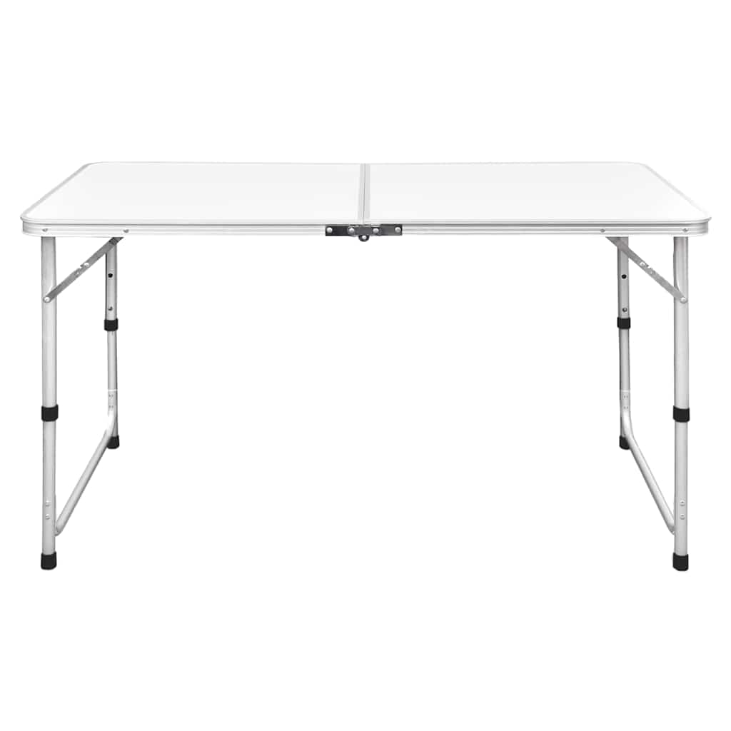 Sklopivi stol za kampiranje podesivi aluminijski 120 x 60 cm