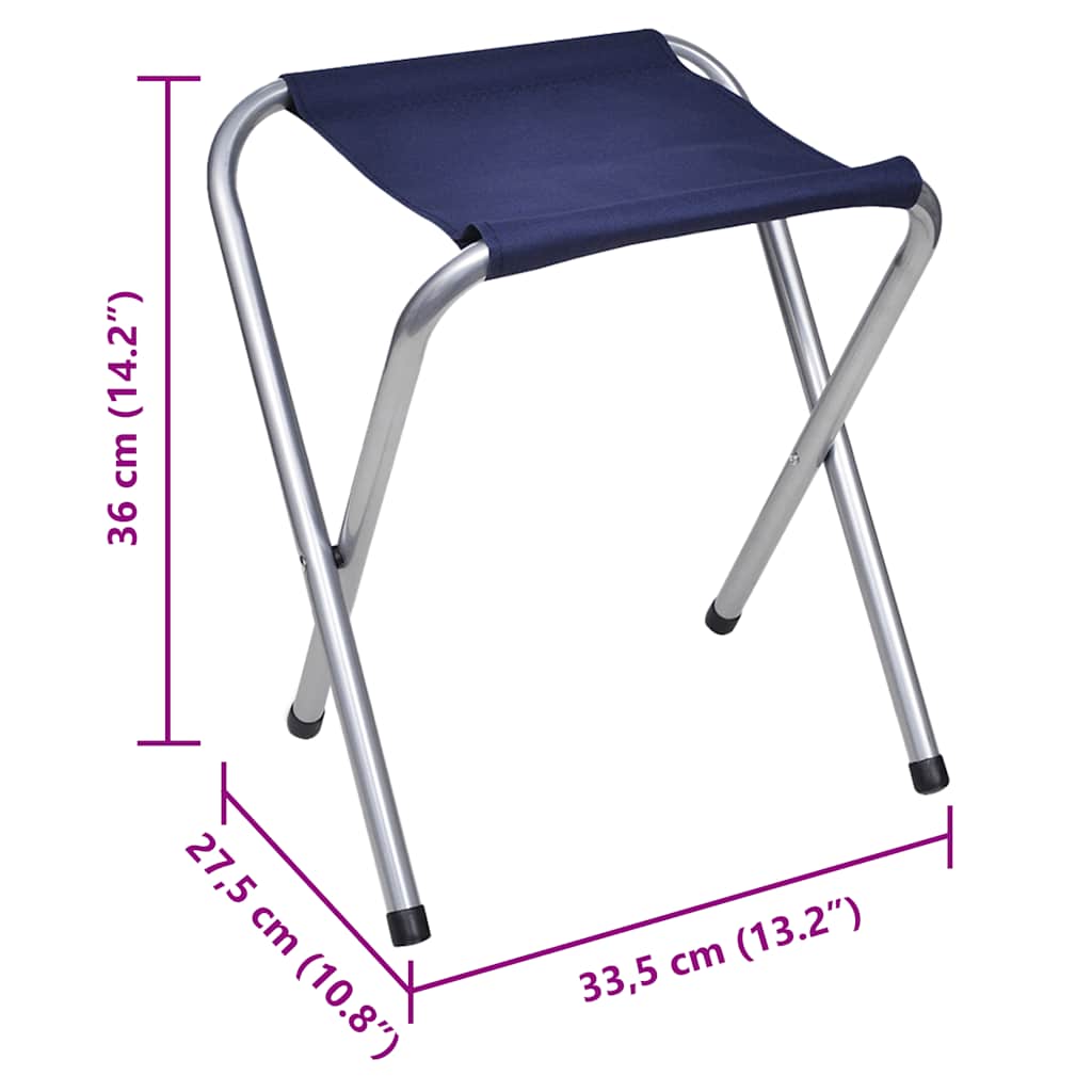 Sklopivi set stola za kampiranje i 6 stolaca podesiva visina 180x60 cm