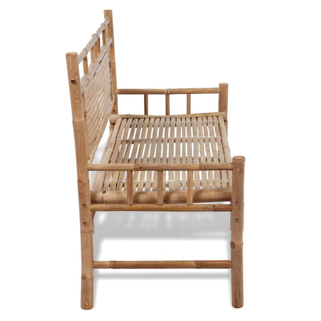 Vrtna klupa 120 cm od bambusa