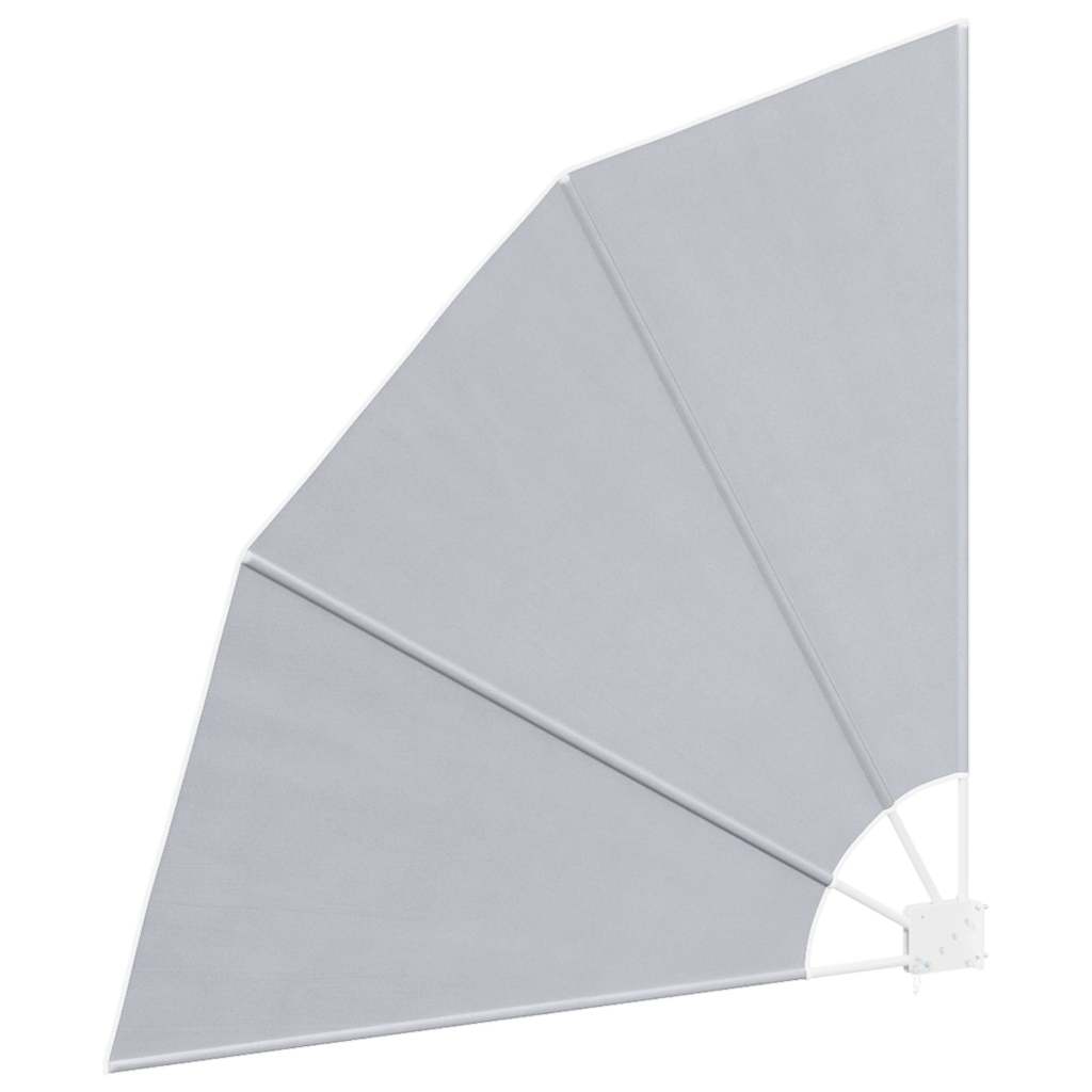 Sklopiva bočna tenda siva 140 x 140 cm