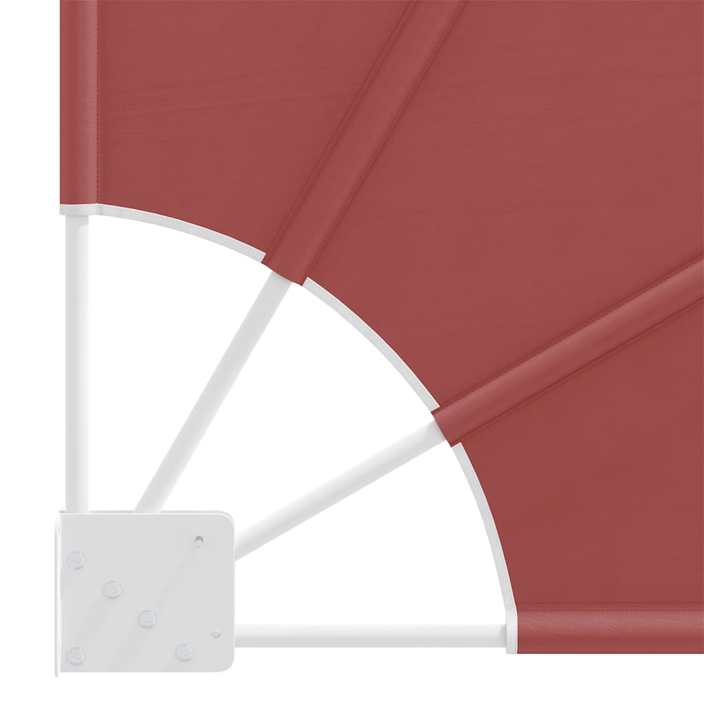Sklopiva bočna tenda terakota 210 x 210 cm
