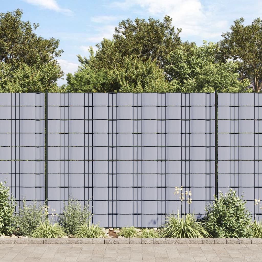 Vrtni zaslon PVC 70 x 0,19 m svijetlo siva