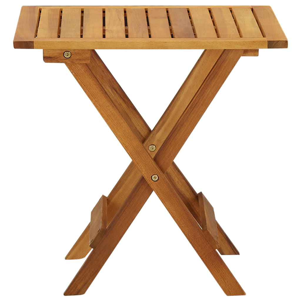 Bistro stol 46 x 46 x 47 cm masivno bagremovo drvo