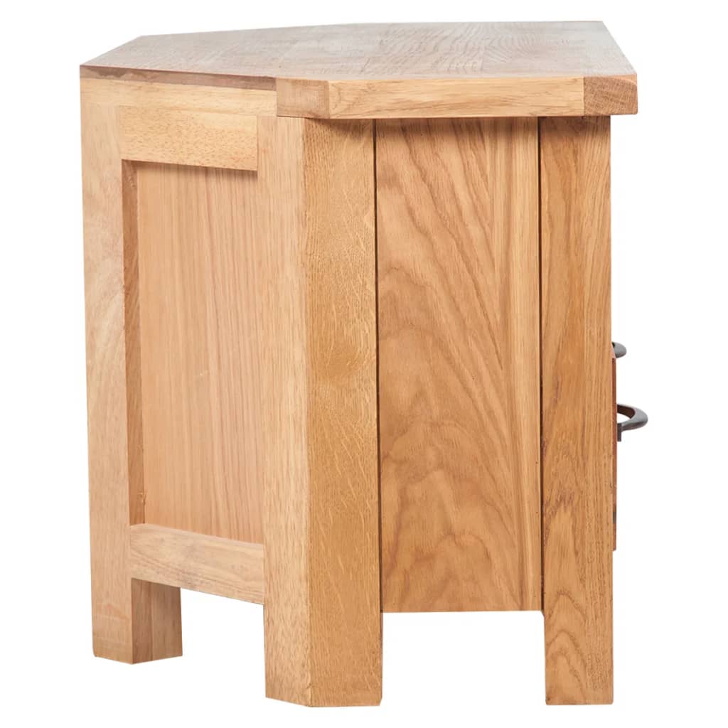 TV ormarić s ladicom 88 x 42 x 46 cm masivna hrastovina