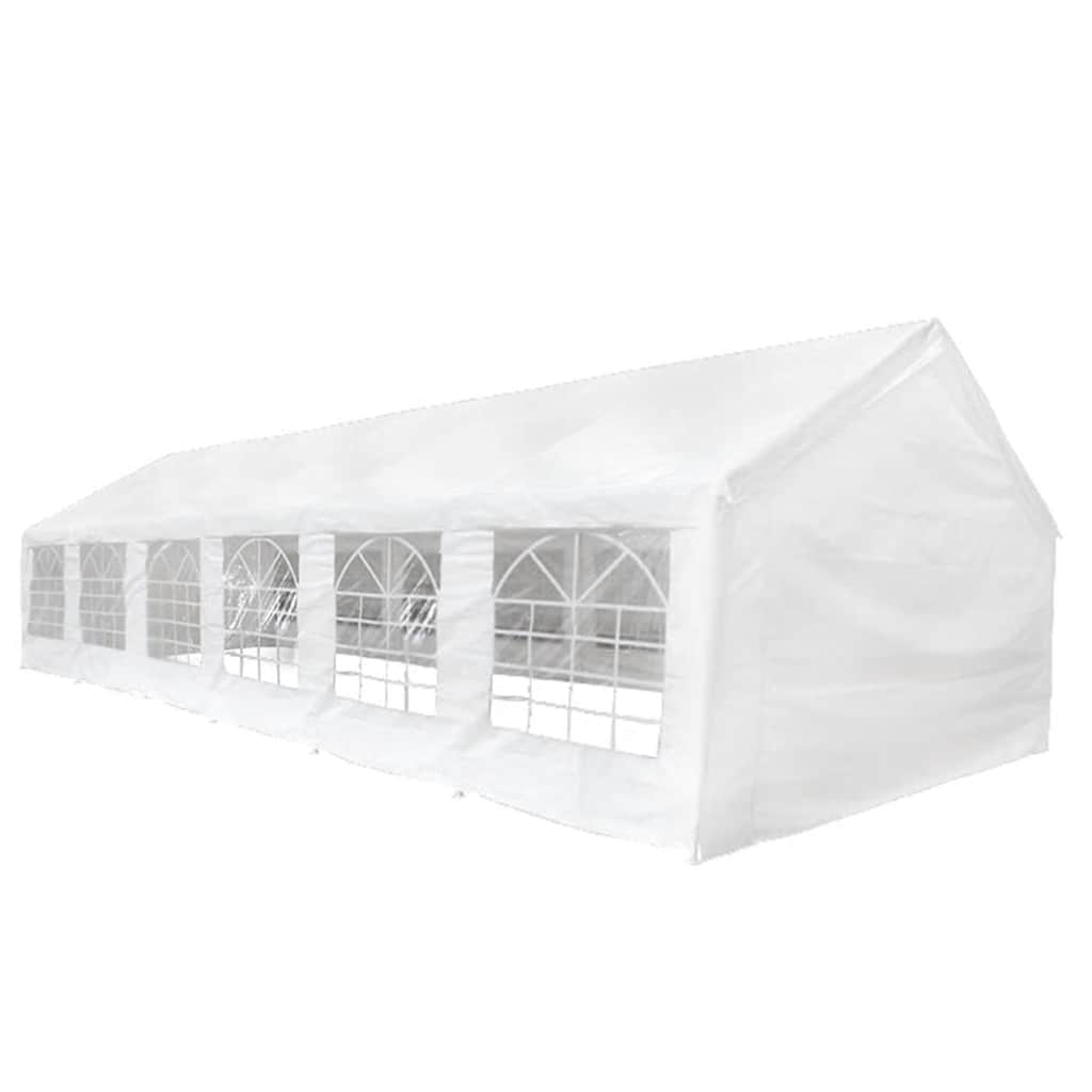 Tkanina šatora bez okvira Bijeli 12 x 6 m PE