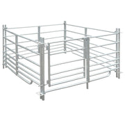 Ovčarnik s četiri panela od galvaniziranog čelika 137 x 137 x 92 cm