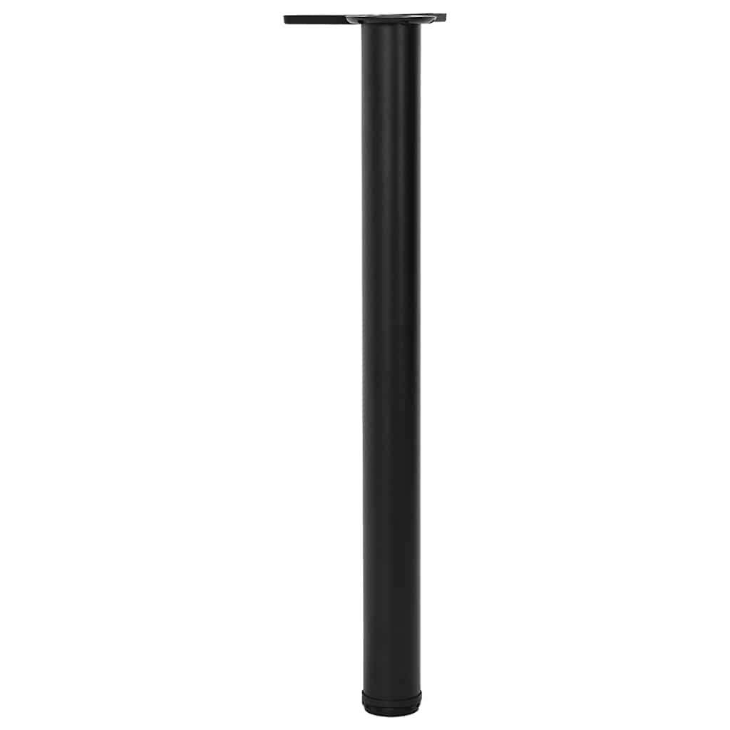 4 noge za stol podesive visine crne 710 mm