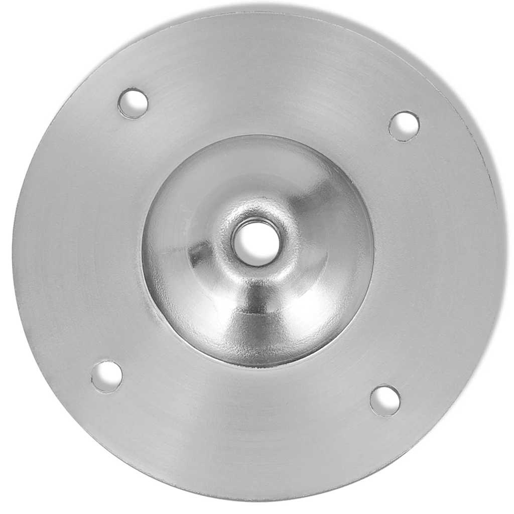 2 Teleskopske Noge za Stol Nehrđajući čelik 710 mm-1100 mm