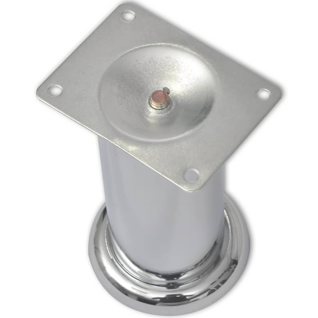 4 Okrugle Noge za Kauč Krom 120 mm