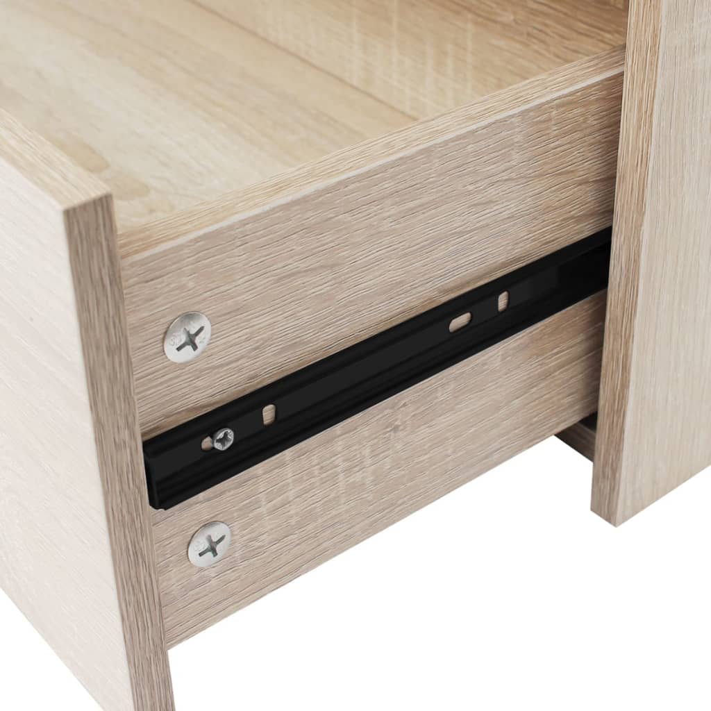 Komoda s 4 ladice 60 x 30,5 x 71 cm boja hrasta