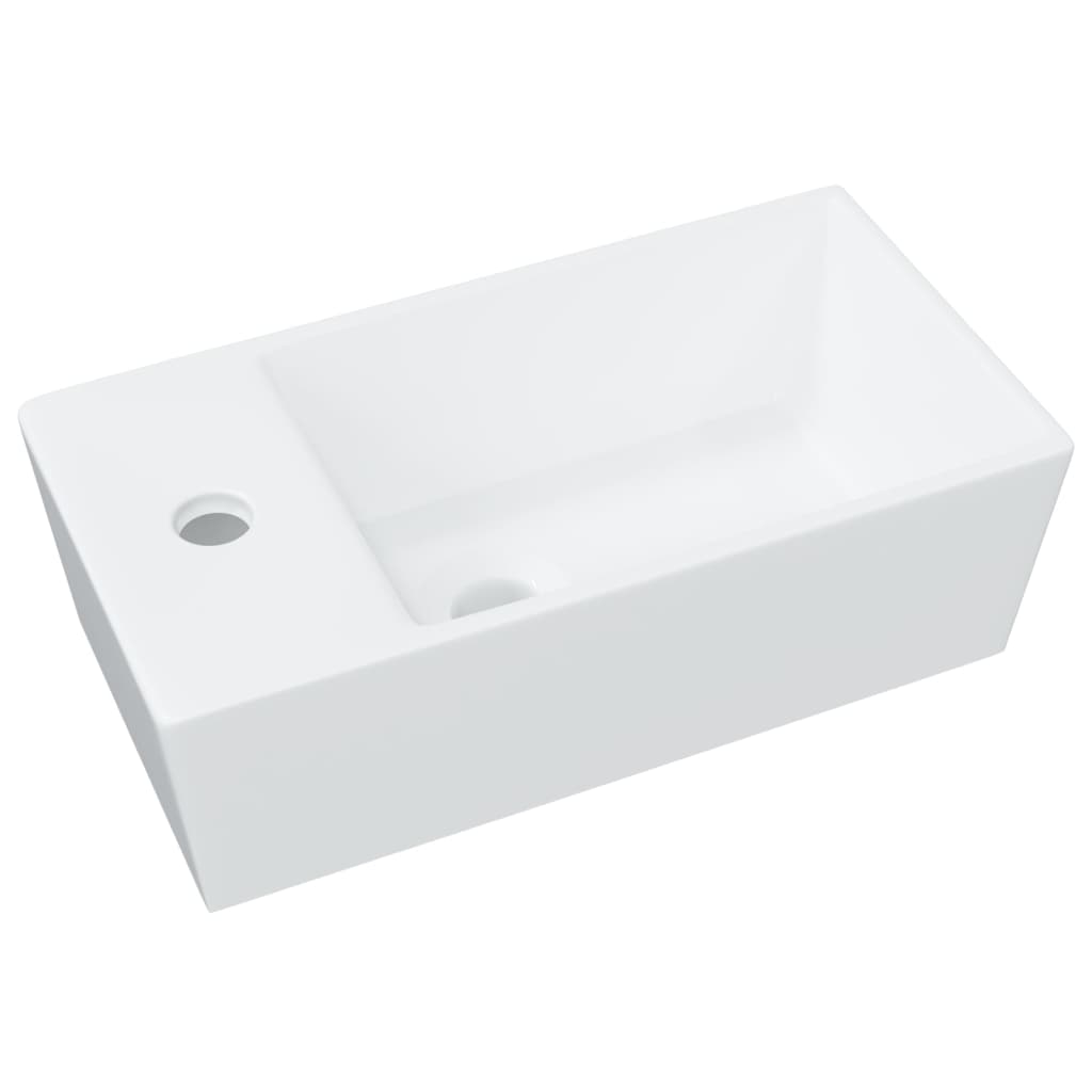 Umivaonik bijeli 48 x 25 x 15 cm keramički