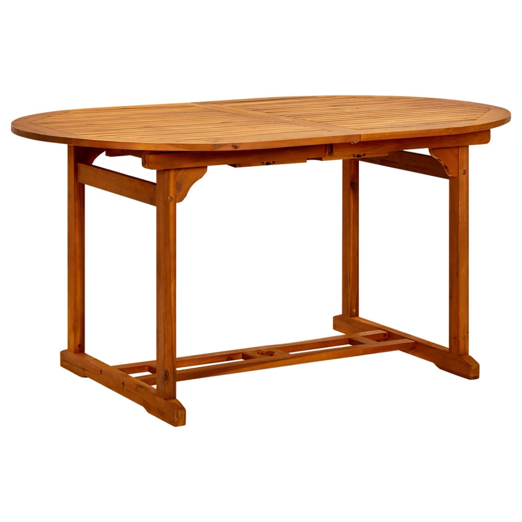 Vrtni stol od masivnog bagremovog drva (150-200) x 100 x 75 cm