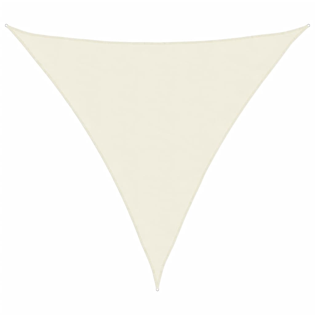 Sjenica od Oksford Tkanine Trokutasta 5x5x5 m Krem