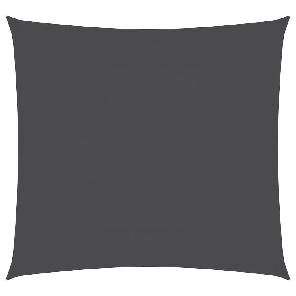 42302  Sunshade Sail Oxford Fabric Square 3,6x3,6 m Anthracite
