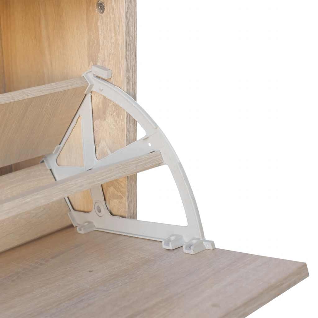 Klupa za odlaganje cipela boja hrasta 80 x 24 x 45 cm