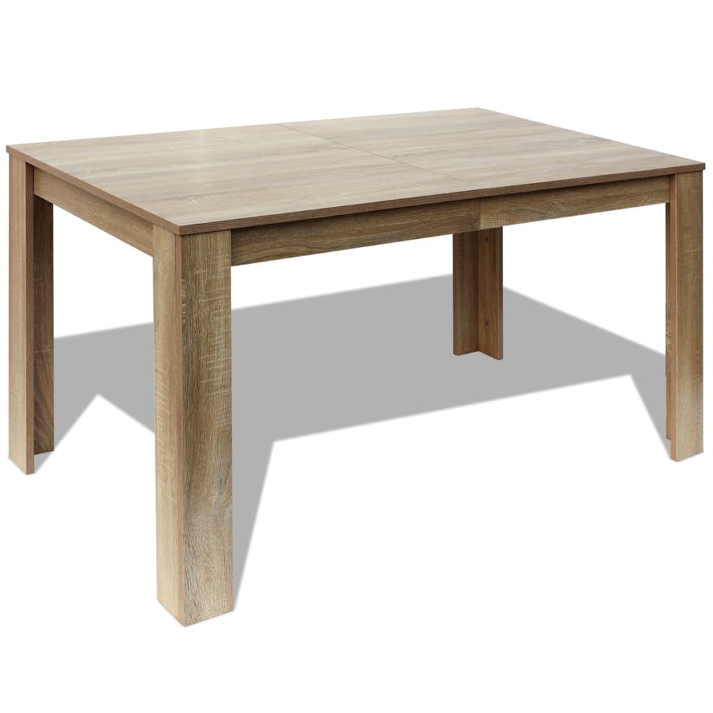 Blagovaonski stol 140 x 80 x 75 cm boja hrasta