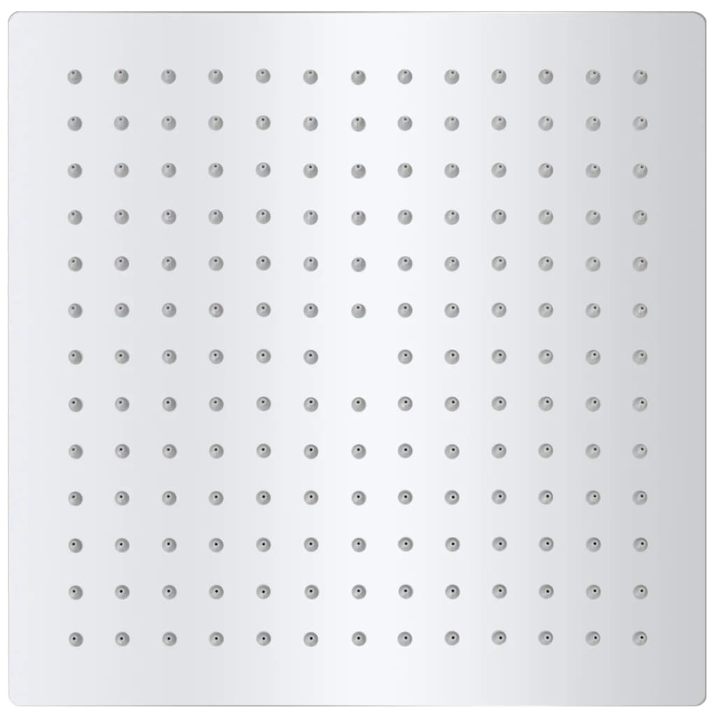 Glava za nadglavni tuš nehrđajući čelik 25 x 25 cm četvrtasta