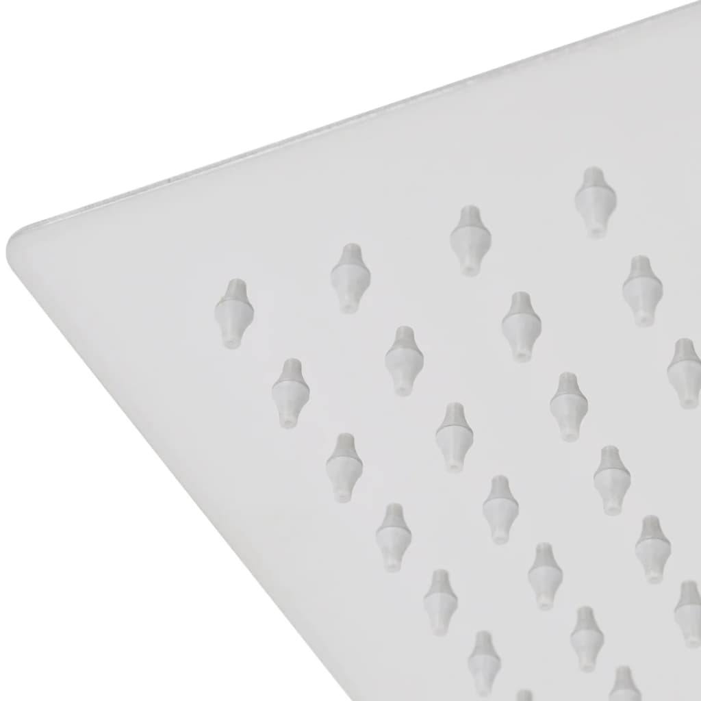 Glava za nadglavni tuš nehrđajući čelik 20 x 30 cm pravokutna