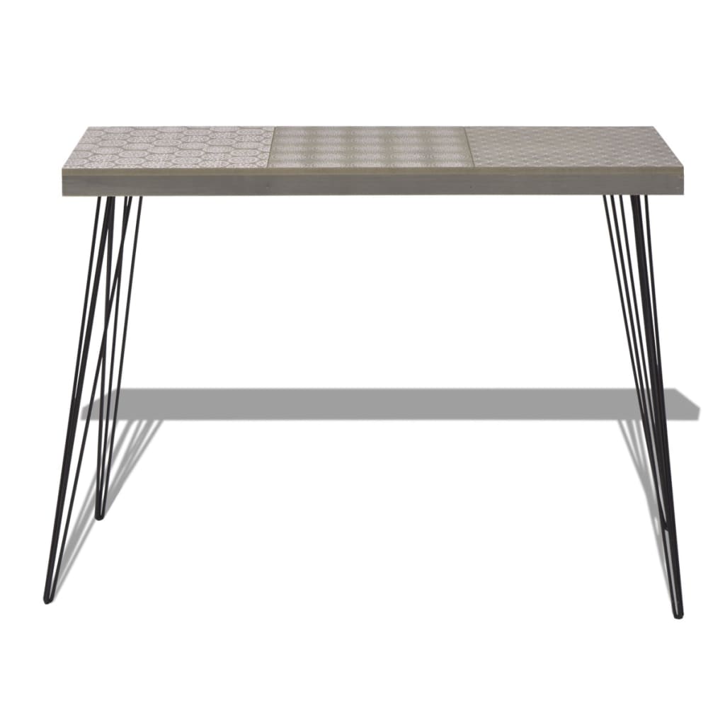 Konzolni stol 90x30x71,5 cm Sivi