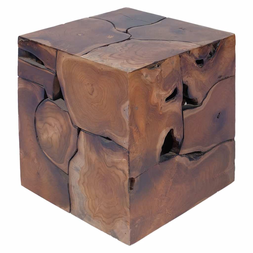 Stolica smeđi 40x40x45 cm od masivne tikovine