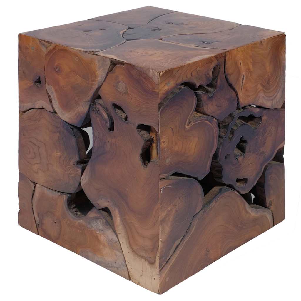 Stolica smeđi 40x40x45 cm od masivne tikovine