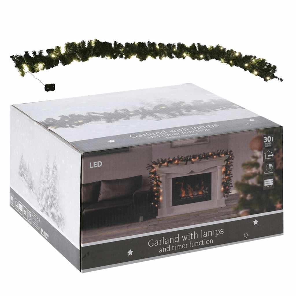 Ambiance božićna girlanda s 30 LED žarulja 270 cm