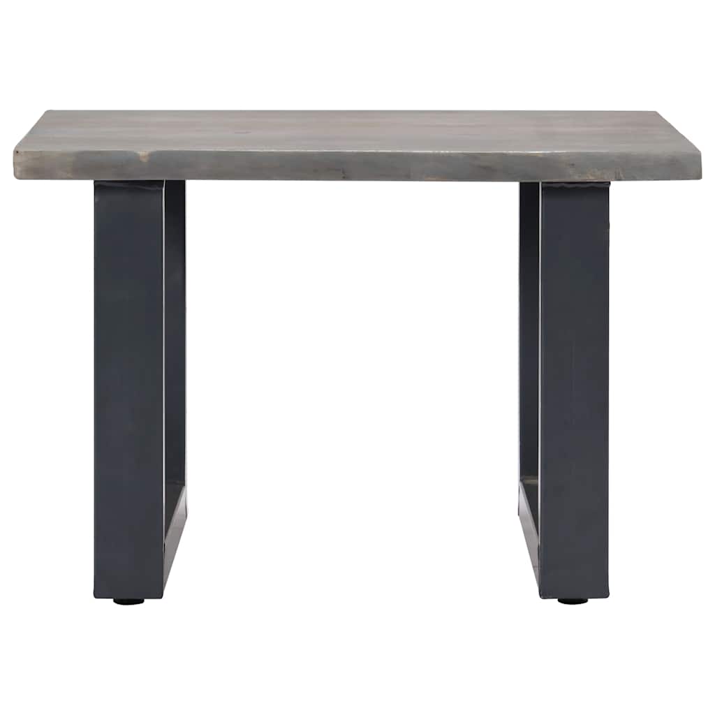 Stolić za kavu sa živim rubovima 60x60x40 cm masivno bagremovo drvo