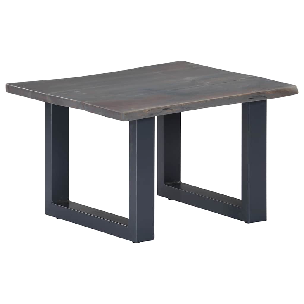 Stolić za kavu sa živim rubovima 60x60x40 cm masivno bagremovo drvo