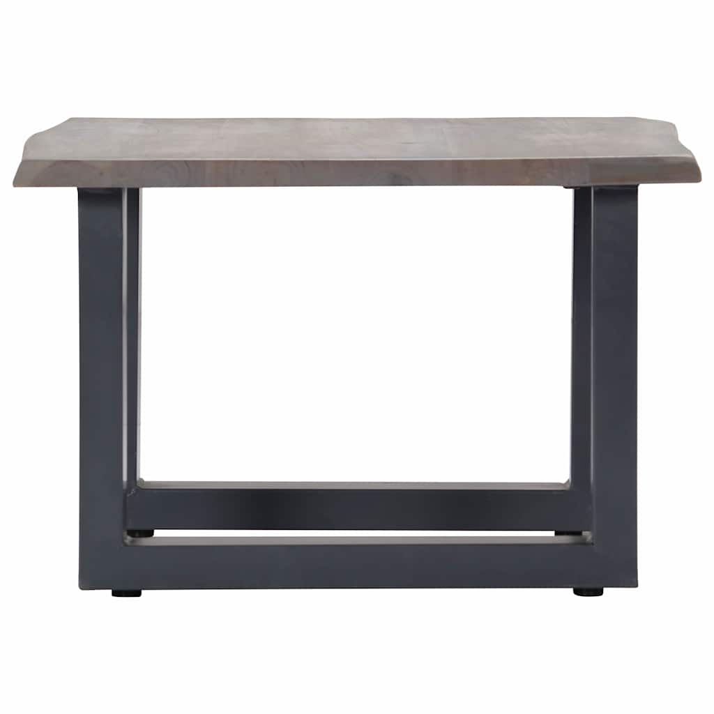 Stolić za kavu sa živim rubovima 60x60x40 cm masivno bagremovo drvo