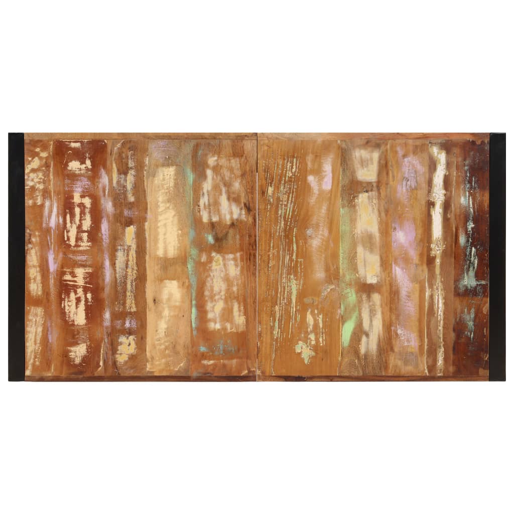 Blagovaonski stol od masivnog obnovljenog drva 160 x 80 x 75 cm