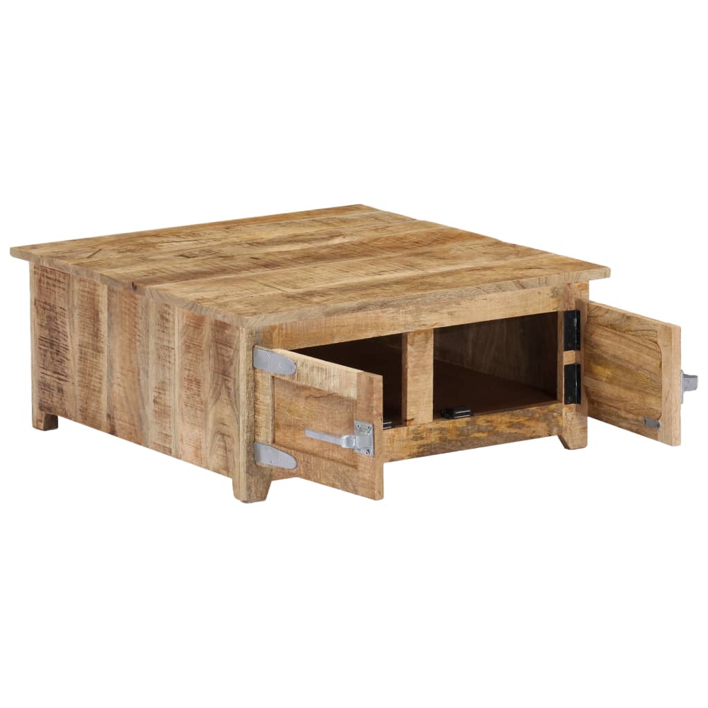 Stolić za kavu 70 x 70 x 30 cm od masivnog drva manga
