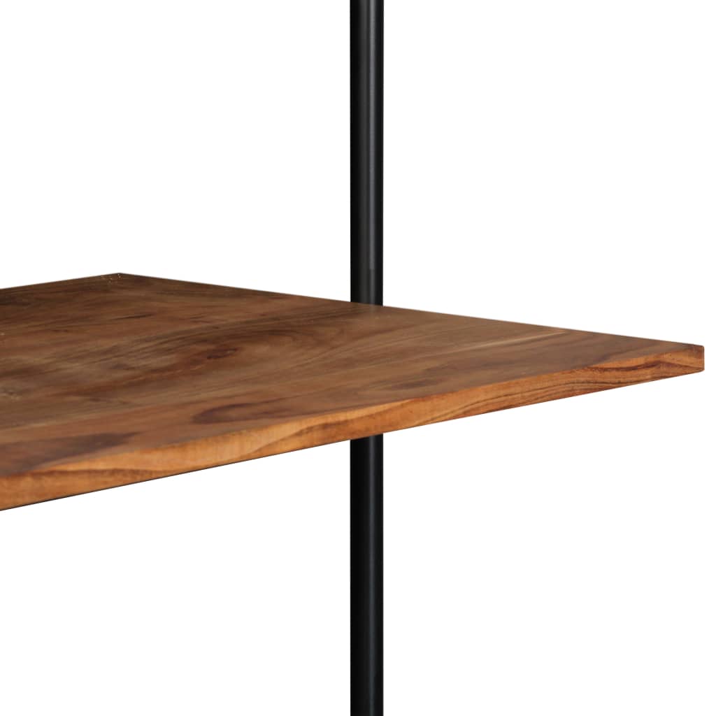Zidni radni stol od masivnog bagremovog drva 90 x 40 x 170 cm