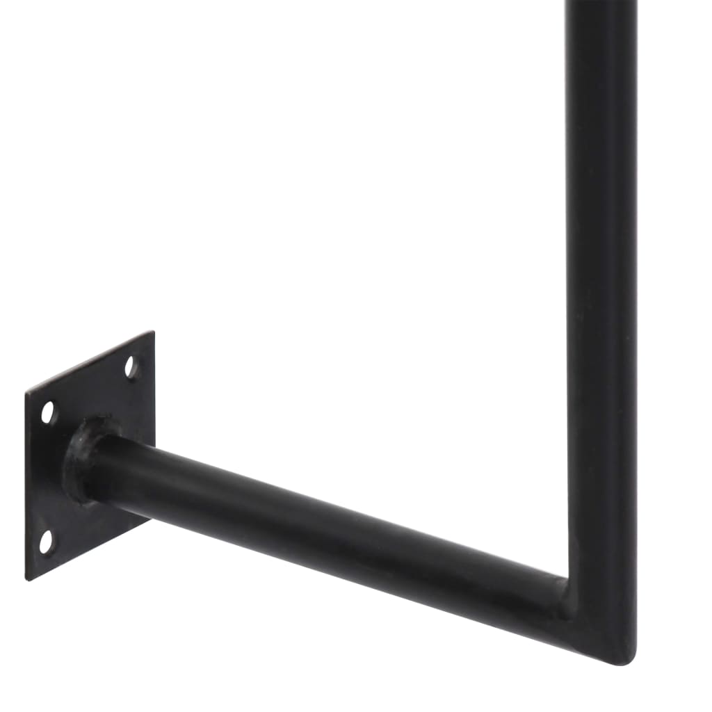 Zidni radni stol od masivnog bagremovog drva 90 x 40 x 170 cm