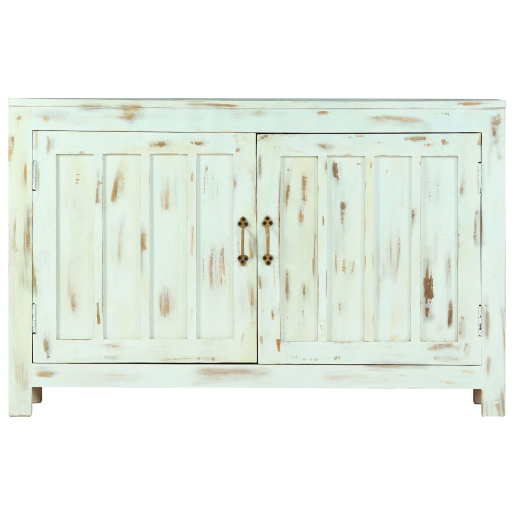 Komoda svjetloplava 110 x 35 x 70 cm od masivnog drva manga