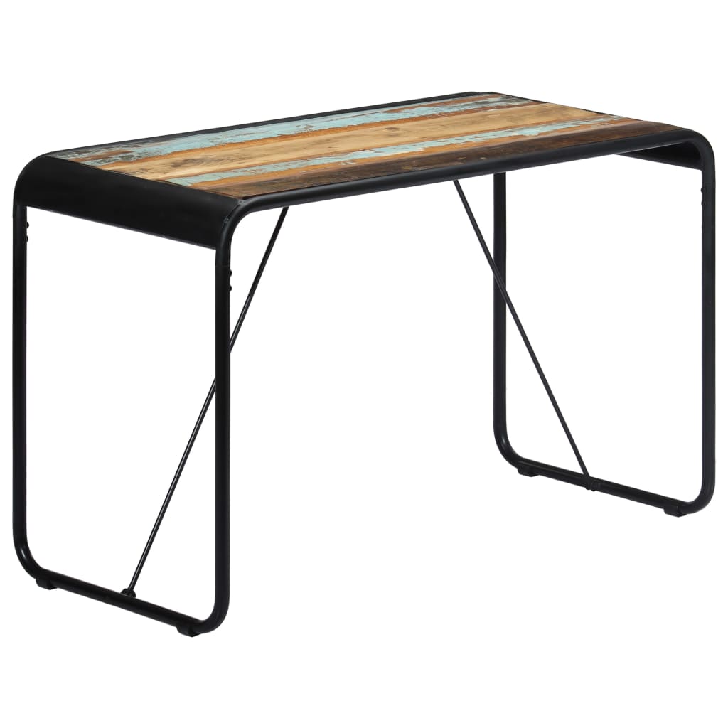 Blagovaonski stol od masivnog obnovljenog drva 118 x 60 x 76 cm