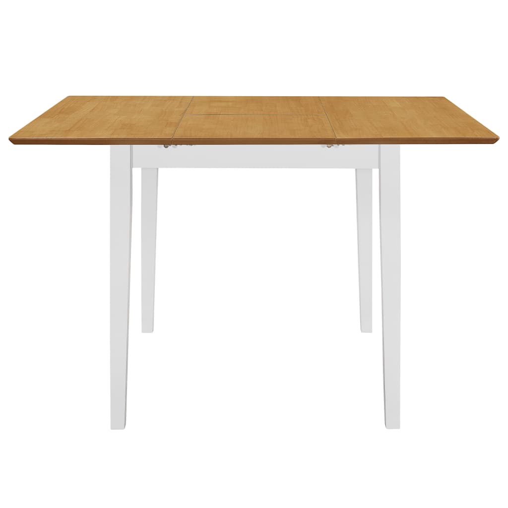 Produživi blagovaonski stol bijeli (80 - 120) x 80 x 74 cm MDF