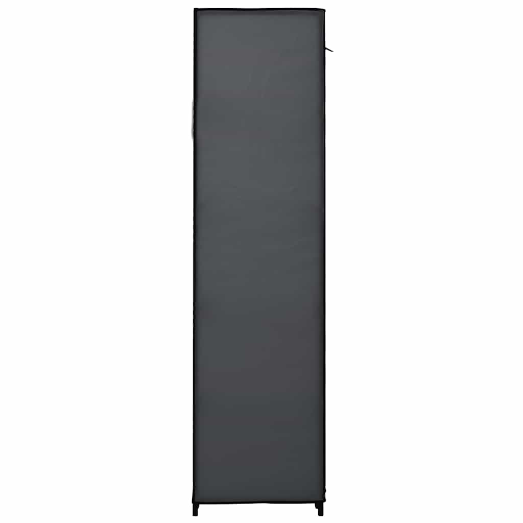 Sklopivi ormar sivi 110 x 45 x 175 cm od tkanine