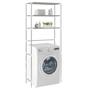 Stalak za pohranu iznad perilice 3 razine srebrni 69x28x169 cm