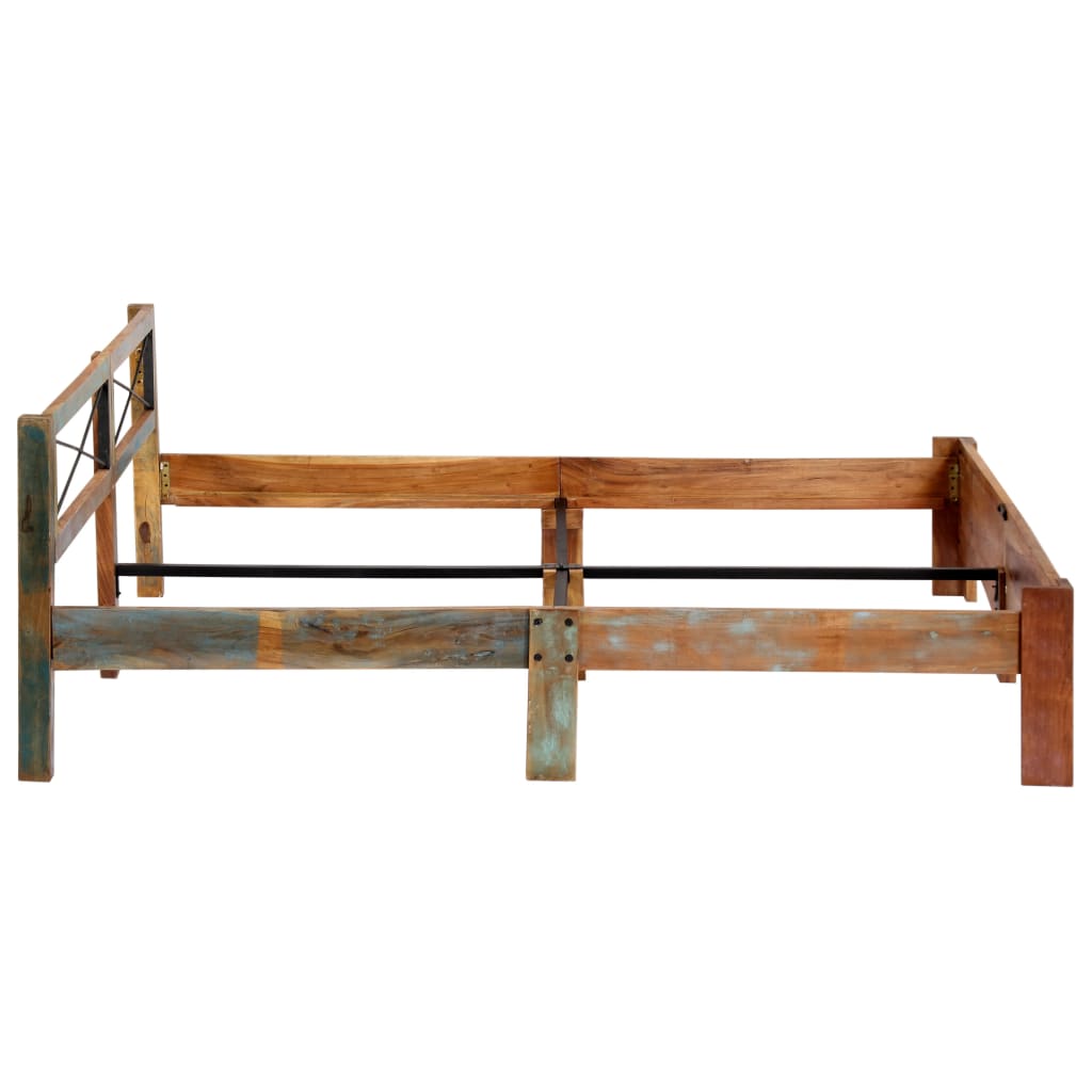 Okvir za krevet od masivnog obnovljenog drva 180 x 200 cm