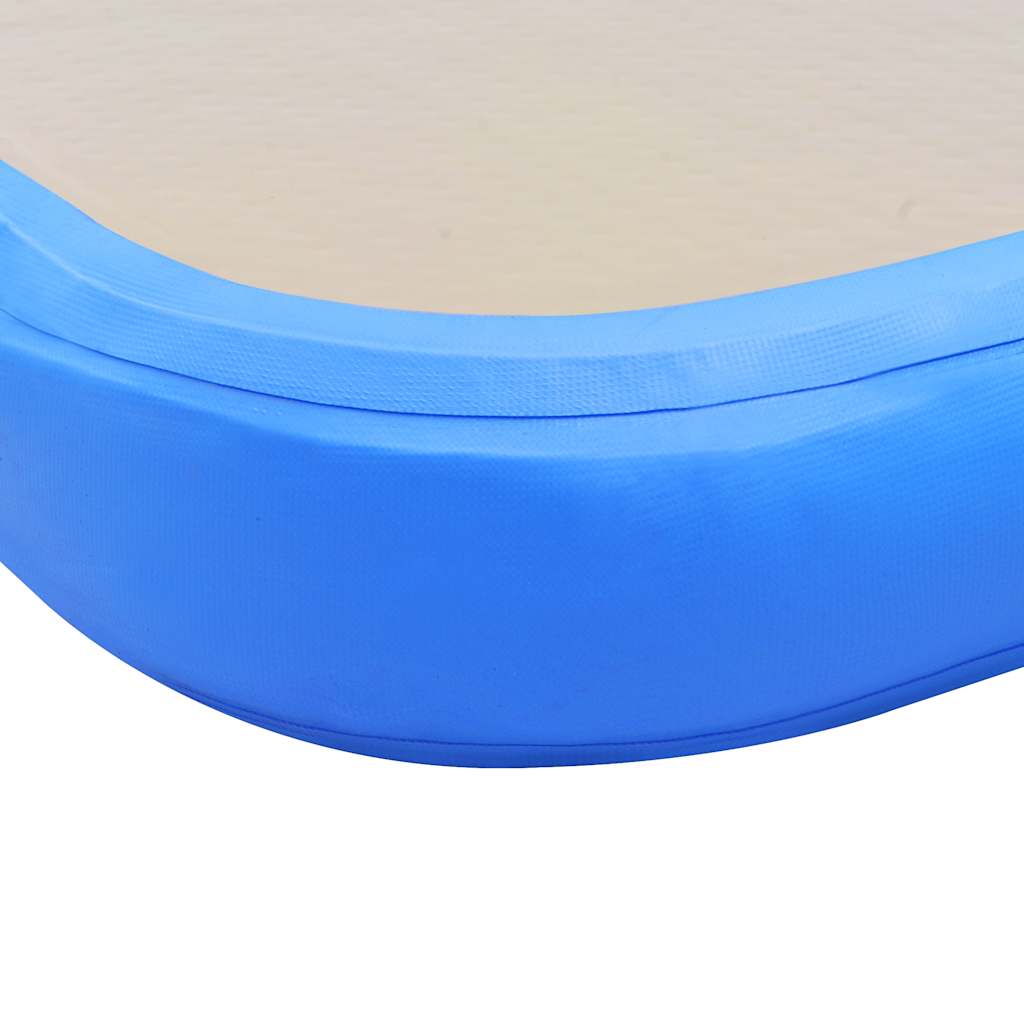Strunjača na napuhavanje s crpkom 500 x 100 x 10 cm PVC plava