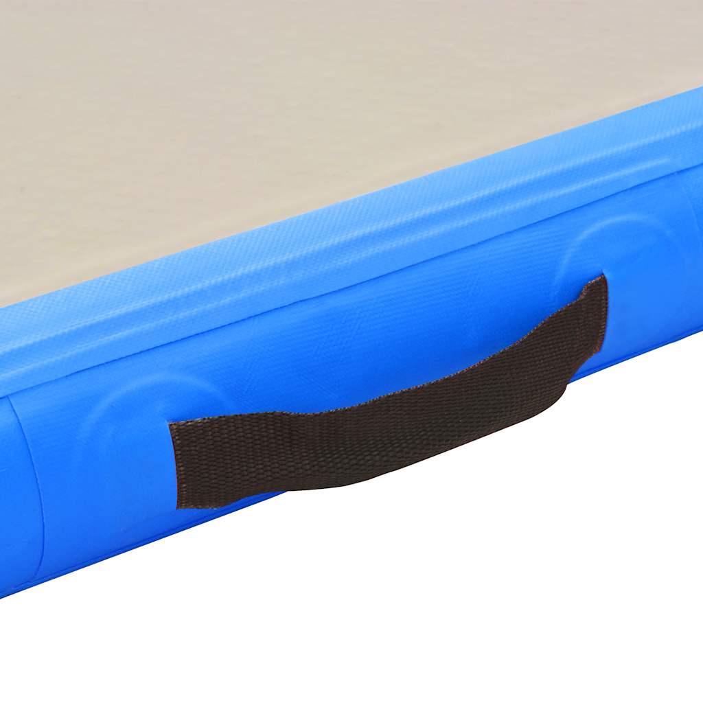 Strunjača na napuhavanje s crpkom 500 x 100 x 10 cm PVC plava