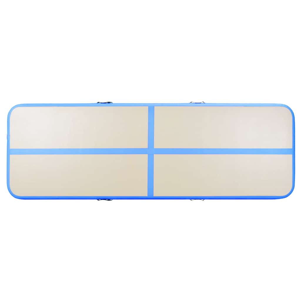 Strunjača na napuhavanje s crpkom 800 x 100 x 10 cm PVC plava