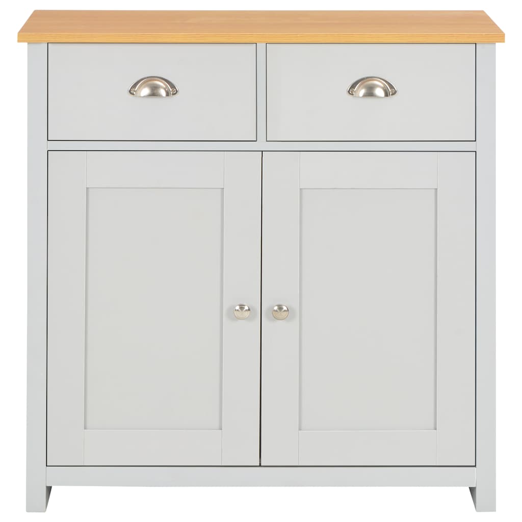 Komoda siva 79 x 35 x 81 cm